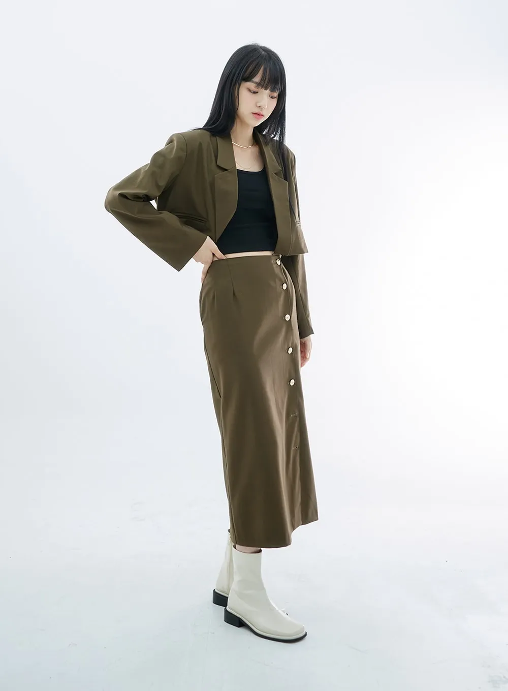 Oversize Crop Jacket OS27