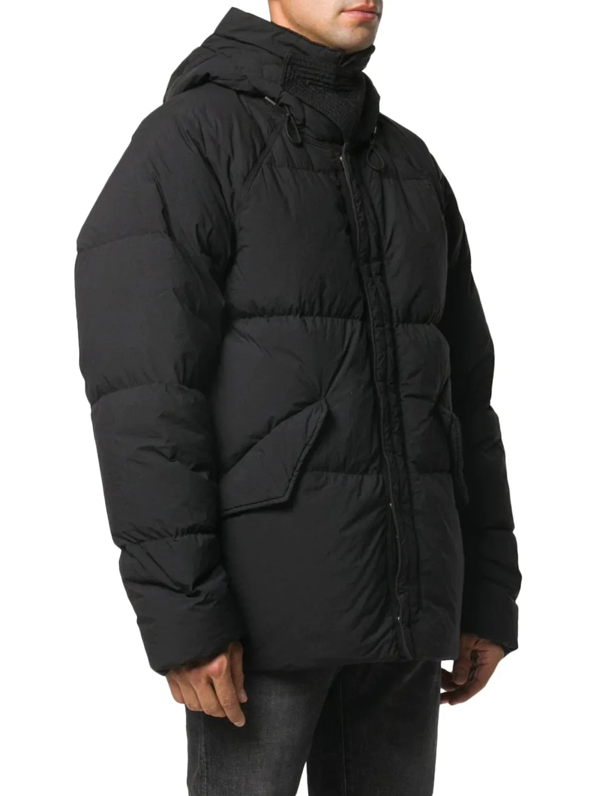 padded hooded jacket