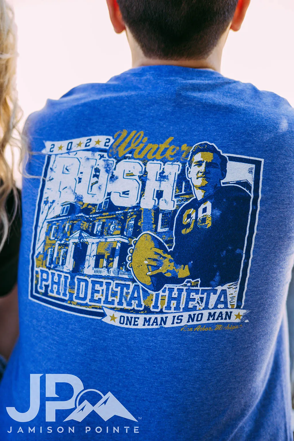 Phi Delta Theta Winter Rush Football Tee