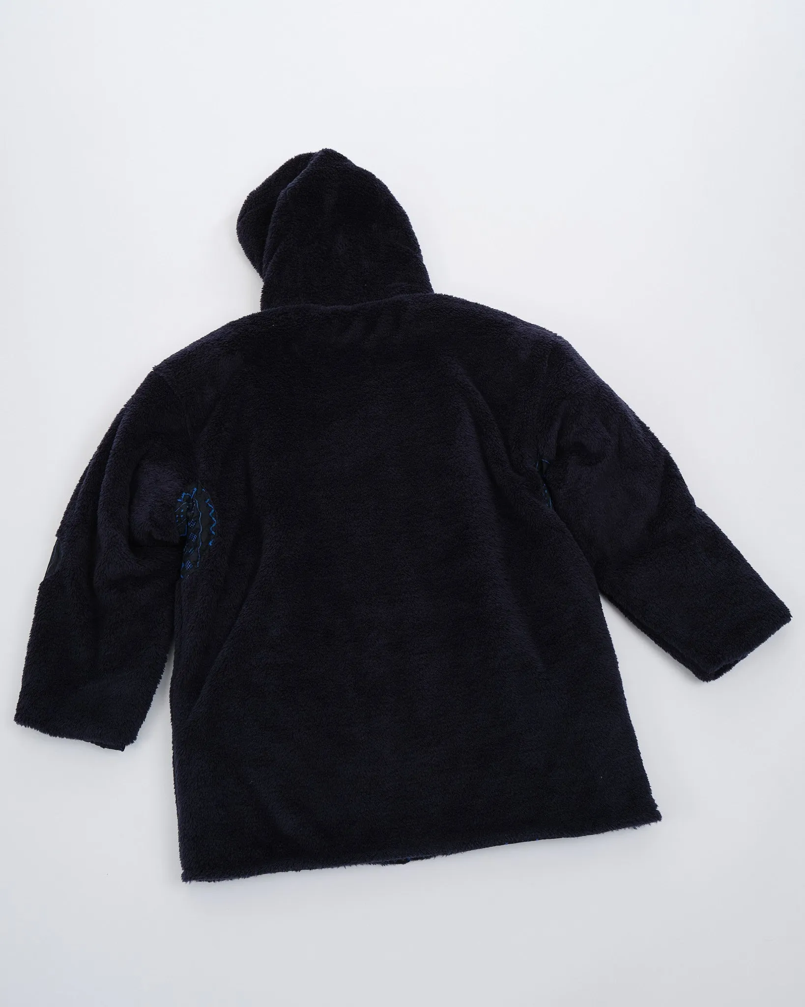 Reversible Hooded Jacket Navy