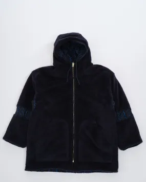 Reversible Hooded Jacket Navy