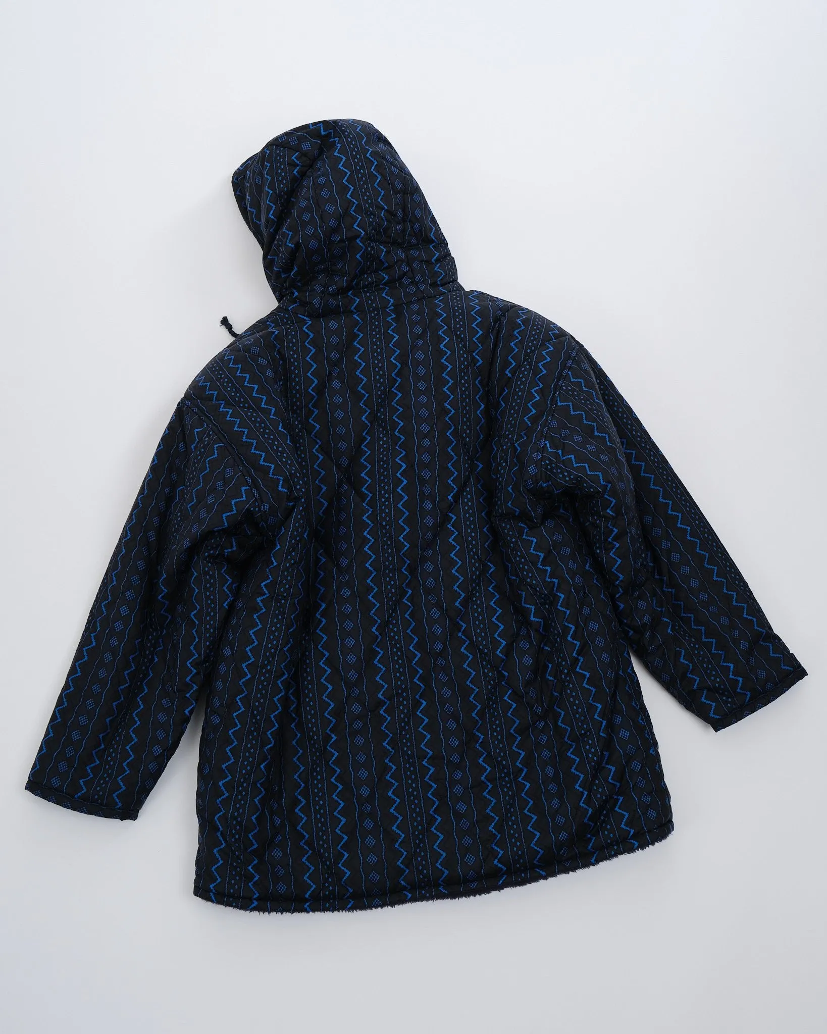 Reversible Hooded Jacket Navy