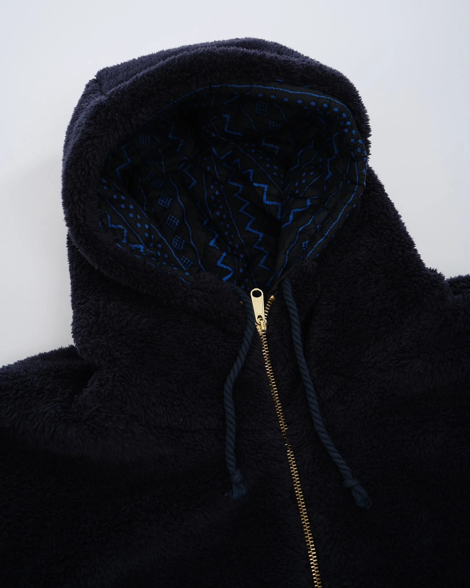 Reversible Hooded Jacket Navy