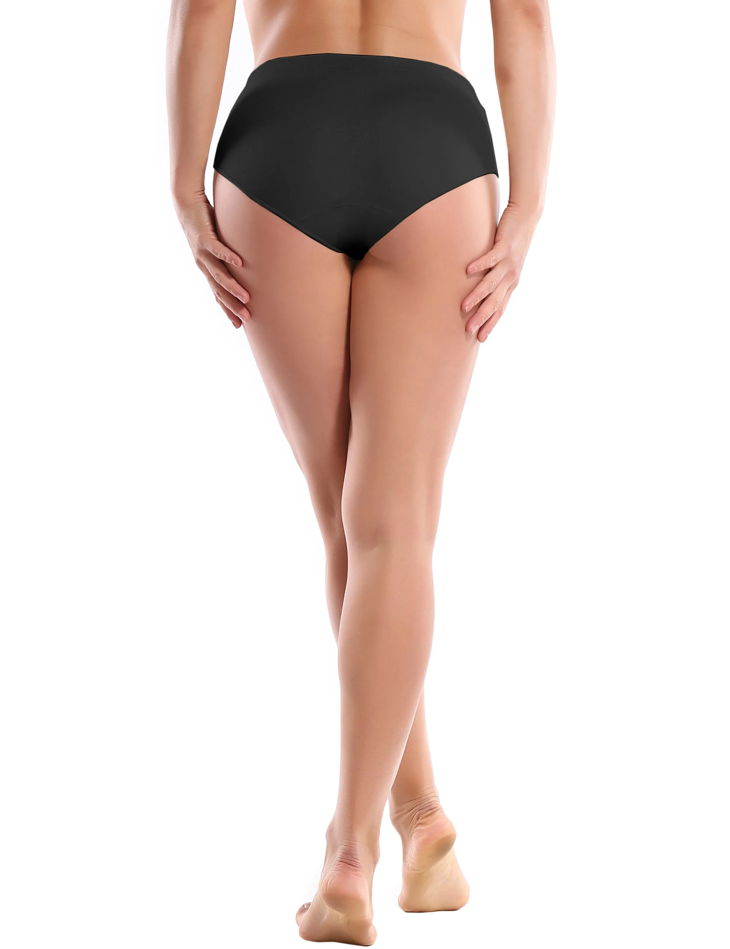 Seamless Sports Bikini Underwear black