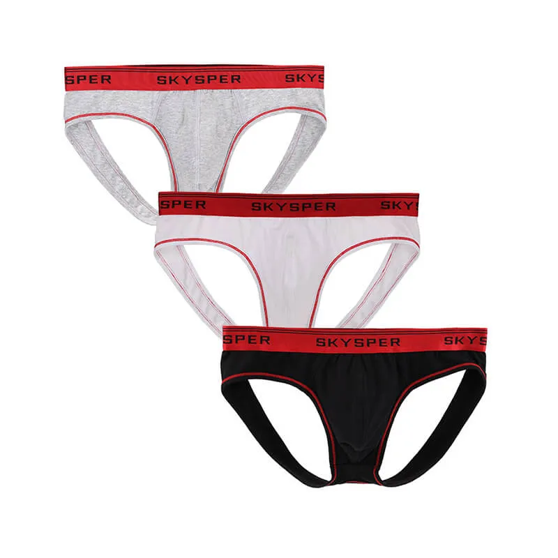 SG01 - SKYSPER Men's Cotton Jockstrap Underwear Athletic Supporter