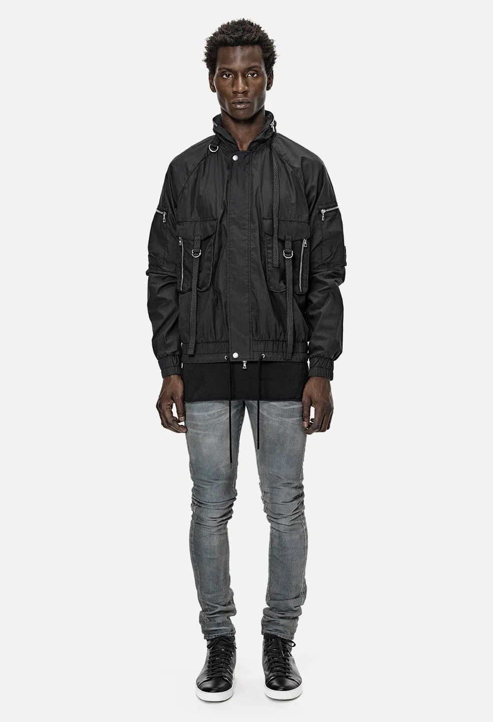 SRD PARACHUTE JACKET / SLATE