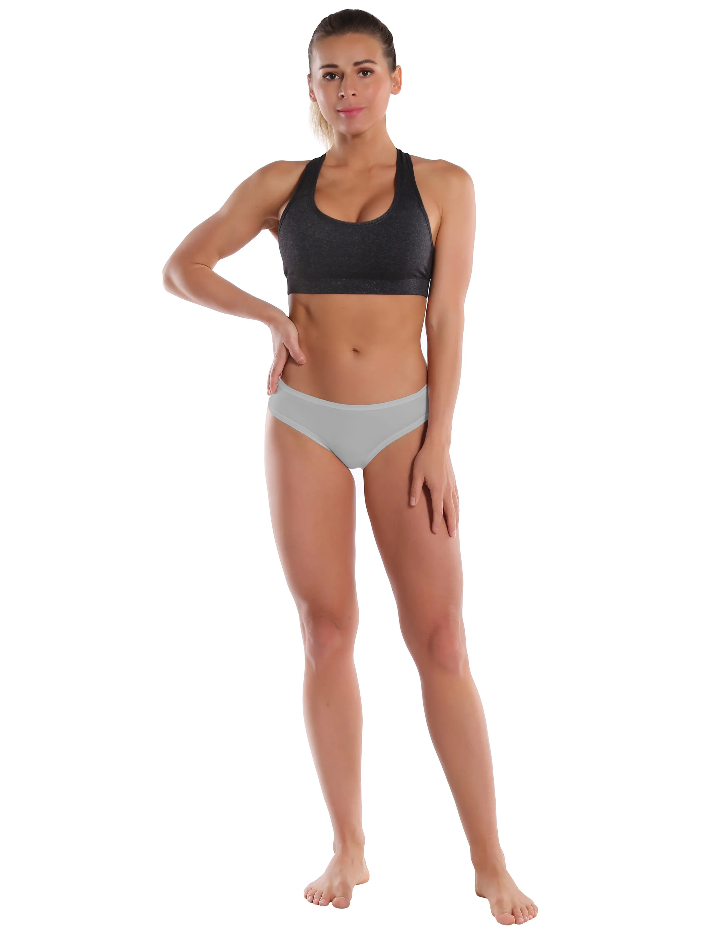 Super Soft Modal Sports Bikini Underwear lightgray