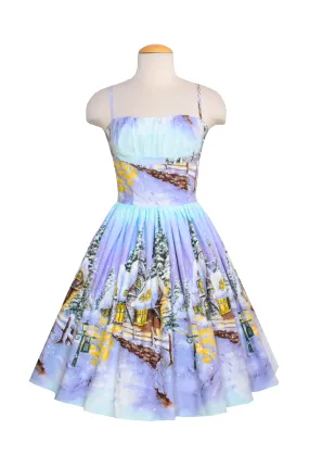 TammieW Dress in Winter Wonderland Print