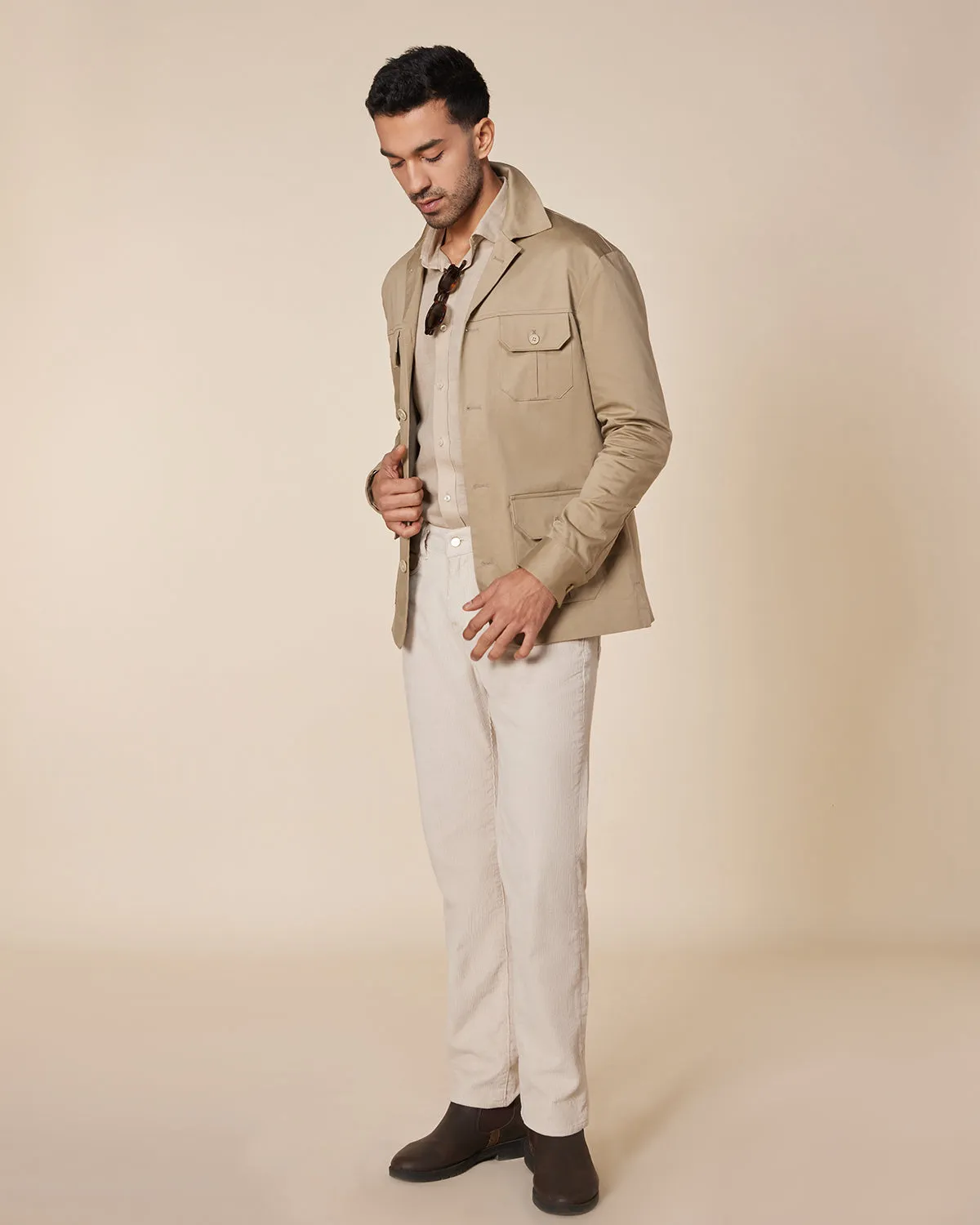 The Polo Jacket - Beige