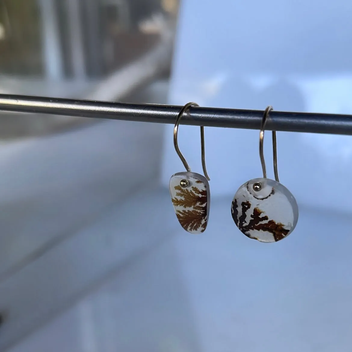 Winter branches earrings