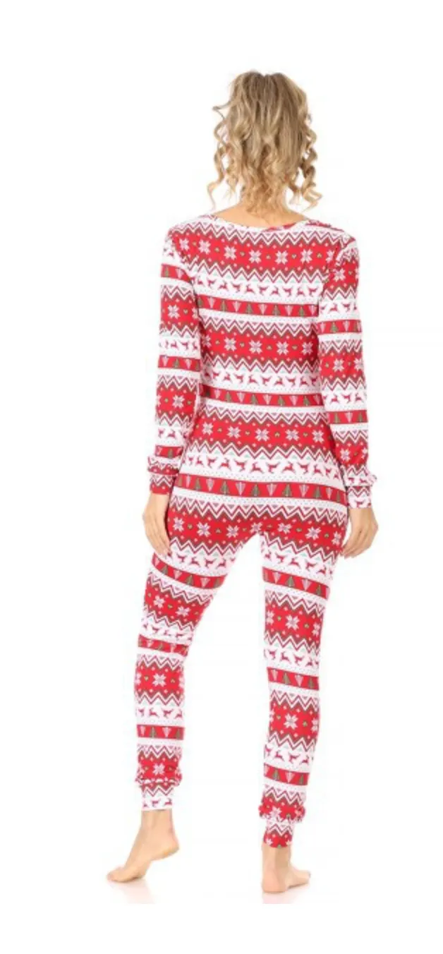 Winter Reindeer Onsie Pj's