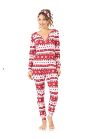 Winter Reindeer Onsie Pj's