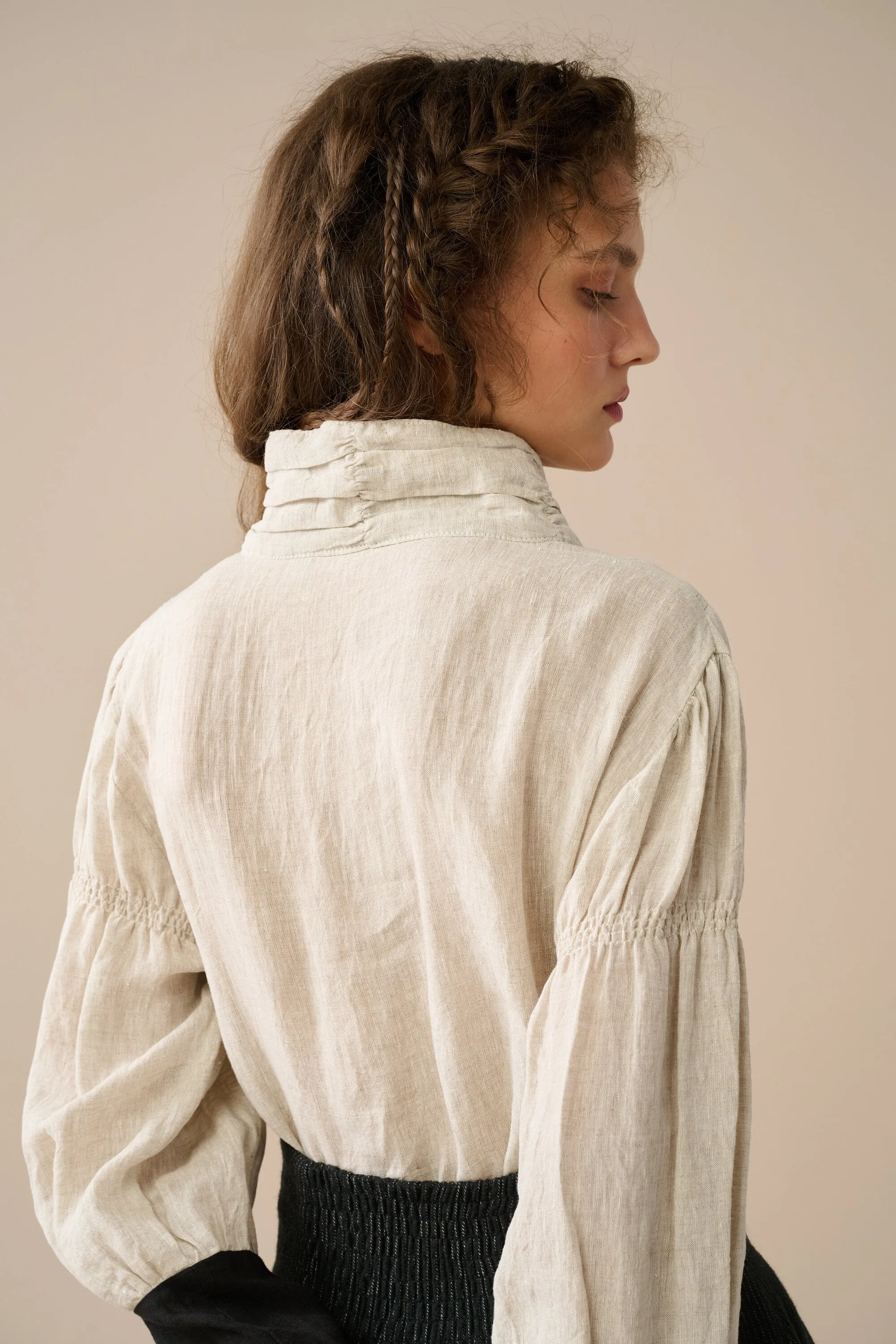 Yedda 22 | buttoned linen shirt blouse