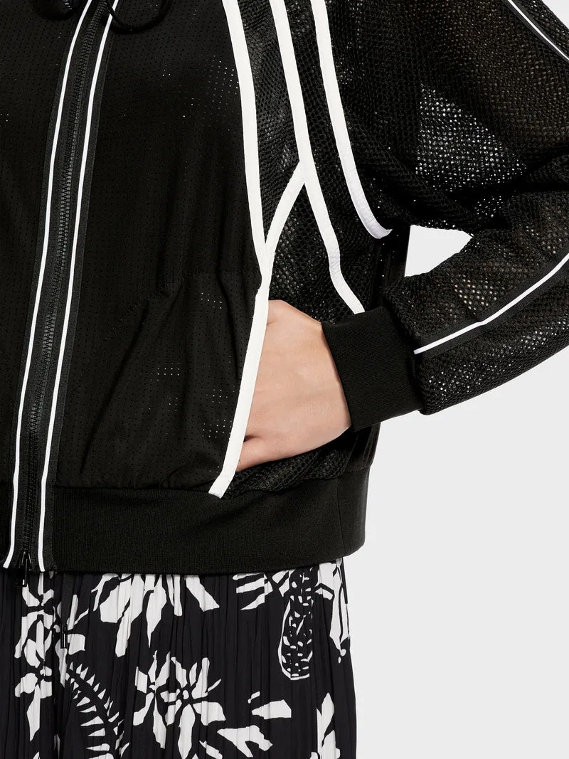 ZIP-UP MESH JACKET